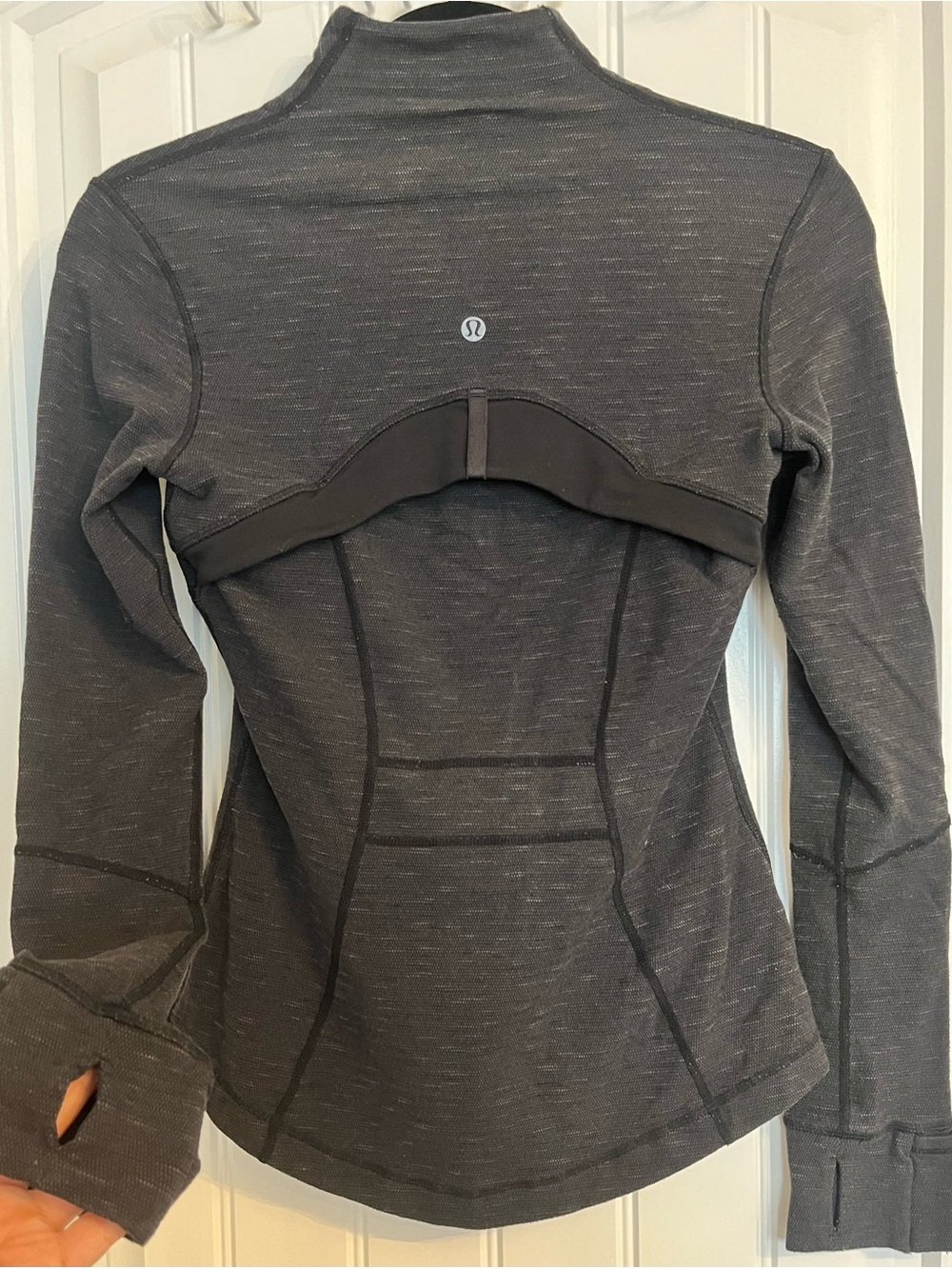 Lululemon Dark Gray Heathered Zip-Up Jacket - Size 4
